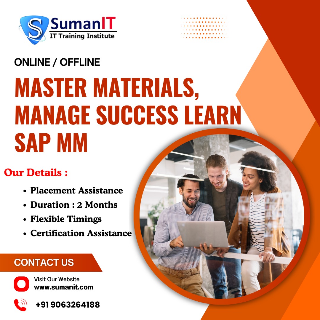 SAP MM Training in Hyderabad classroom session at Suman IT for material management course